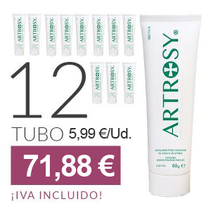 Oferta 12 Tubos Crema Artrosy para masaje corporal