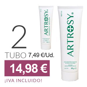 Oferta 2 Tubos Crema Artrosy para masaje corporal