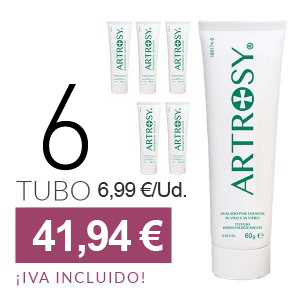 Oferta 6 Tubos Crema Artrosy para masaje corporal